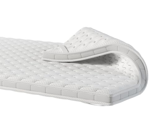 Tesla Dreams Matratzen Topper 140x200 cm – Memory Foam 7 cm Höhe – deutsche Qualität - Öko-Tex Zertifiziert – druckentlastend, ergonomisch und atmungsaktiv – Bezug waschbar von TESLA DREAMS Reality of Comfort