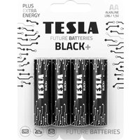 Alkalibatterie R6 (aa) schwarz+ [4x120] 4 Stk von TESLA