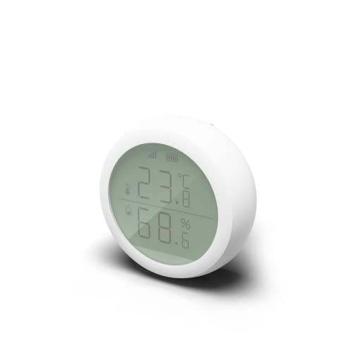 Tesla Smart Sensor Temperature and Humidity Display | Intelligenter Sensor Temperatur- und Luftfeuchtigkeitsanzeige | Intelligente Umgebungstemperaturmessgeräte | ZigBee-Technologie & App-Steuerung von TESLA