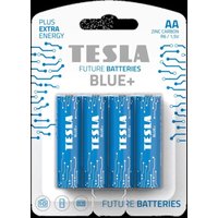 Zink-Kohle Batterie R6 (aa) blau+ [4x120] 4 Stück von TESLA