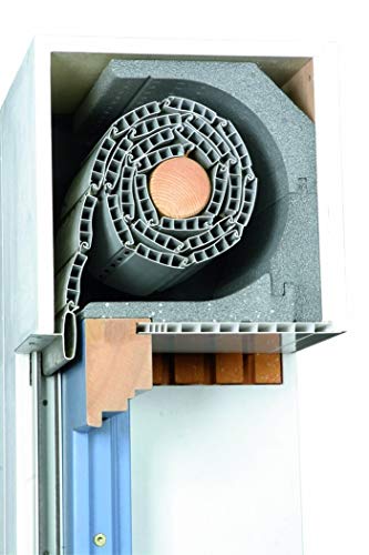 DiHa Rollladenkasten-Isolierung, Rollladenkasten Dämmung ROKA-ASS® 2-tlg. eckig, Stärke 10 mm (Verschlußdeckel 240 mm) von TESO