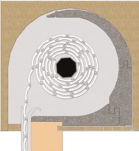 DiHa Rollladenkasten-Isolierung, Rollladenkasten Dämmung ROKA-ASS® 2-tlg. rund, Stärke 20 mm (Verschlußdeckel 240 mm) von TESO