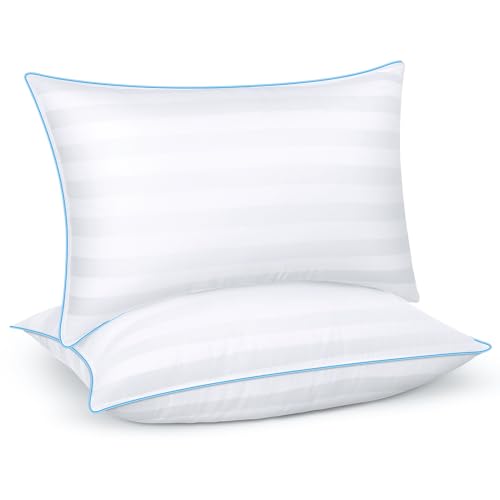 TESQ Kopfkissen 50x71 cm 2er Set - ergonomisches Mikrofaser Kissen 50x71, waschbares Ökotex, Nackenstützkissen zur Verbesserung der Schlafqualität, für Jede Schlafposition geeignet TESQ Kopfkissen 50x71 cm 2er Set - ergonomisches Mikrofaser Kissen 50x71, waschbares Ökotex, Nackenstützkissen zur Verbesserung der Schlafqualität, für Jede Schlafposition geeignet von TESQ