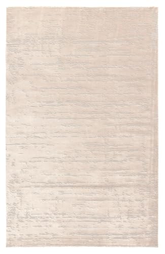 TESSO LIVING Kurzflor Teppich Wohnzimmer Beige 80 x 150 cm, Moderner Kurzflor Teppich, Super Soft von TESSO LIVING