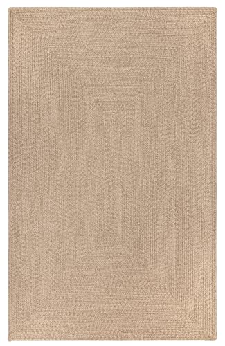 Outdoor & Indoor Teppich - Umkehrbar - Flachgewebe Sisaloptik - Wetterfest - Wohnzimmer Balkon Küche - Handgearbeitet - Modernes Boho Jute Stil - Beige - 200cm x 300cm Outdoor & Indoor Teppich - Umkehrbar - Flachgewebe Sisaloptik - Wetterfest - Wohnzimmer Balkon Küche - Handgearbeitet - Modernes Boho Jute Stil - Beige - 200cm x 300cm von TESSO LIVING