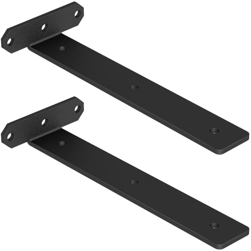 TESSTINA Regalhalterung 80kg Tragkraft Schwerlastwinkel, Regalträger Metall Schwarz Regalwinkel, Wandhalterung, Regalbrett Halterung, Schwerlastkonsole, Shelf Bracket für Regale 3,8cm Höhe Unsichtbar TESSTINA Regalhalterung 80kg Tragkraft Schwerlastwinkel, Regalträger Metall Schwarz Regalwinkel, Wandhalterung, Regalbrett Halterung, Schwerlastkonsole, Shelf Bracket für Regale 3,8cm Höhe Unsichtbar von TESSTINA