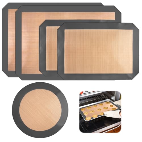 5 Stück Silikonmatte Backofen, Backmatte Aus Silikon,Rechteckig Backmatte,Wiederverwendbar Silikonmatte Backen,Silikonbackmatte,Antihaftbeschichtung Backunterlagen 5 Stück Silikonmatte Backofen, Backmatte Aus Silikon,Rechteckig Backmatte,Wiederverwendbar Silikonmatte Backen,Silikonbackmatte,Antihaftbeschichtung Backunterlagen von TESSTSY