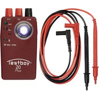TESTBOY Durchgangsprüfer TB 20 Plus b.300 V CAT II 300 V von TESTBOY