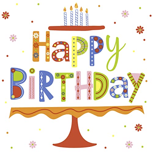 20 Servietten Kuchen aus Happy Birthday | Geburtstag | Party | Tischdeko 33x33cm 20 Servietten Kuchen aus Happy Birthday | Geburtstag | Party | Tischdeko 33x33cm von TESTEL