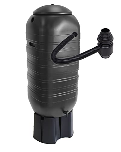 Water Butt Ondis24 Regenwasserbehälter Gießwasserbehälter Regentonne Regentank mit 250 Liter für Balkon Terrasse und Garten mit Ständer von TESTEL