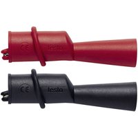 Testo - 0590 0009 Krokodilklemmen-Set Schrauben cat iii 1000 v, cat iv 600 v Schwarz, Rot von TESTO