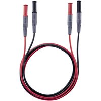 0590 0013 Sicherheits-Messleitungs-Set Stecker 4 mm Stecker 4 mm 1.00 m Schwarz, Rot 1 St. - Testo von TESTO