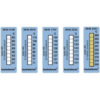 Testo testoterm Temperaturmessstreifen 71 bis 110°C Inhalt10St. von TESTO