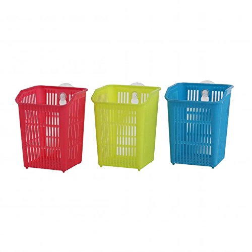 Körbchen m. Saugnapf PP farbig sortiert grün/blau/pink sortiert von TESTRUT