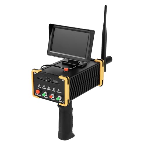 TESUGN Metalldetektor, Handheld Metalldetektor Set mit LED Anzeige, Hohe Präzision Metalldetektor Profi Metal Detector Diamantscanner für Gold Silber Kupfer Edelsteine Diamond TESUGN Metalldetektor, Handheld Metalldetektor Set mit LED Anzeige, Hohe Präzision Metalldetektor Profi Metal Detector Diamantscanner für Gold Silber Kupfer Edelsteine Diamond von TESUGN