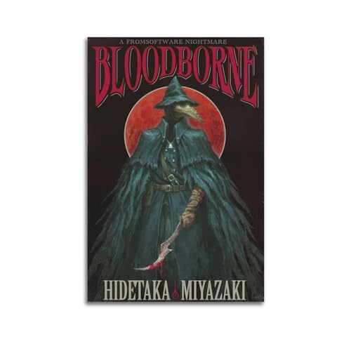 TESUXYEHH Bloodborne 2 Videospiel-Poster, dekorative Malerei, Leinwand, Wandposter und Kunstdruck, moderne Familienschlafzimmer-Dekoration, Poster, 20 x 30 cm von TESUXYEHH