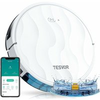 M2 Staubsauger Roboter,Saugroboter mit Wischfunktion,6000PA Roboter Staubsauger 150 Min.Laufzeit mit 350ml elektronischer Wassertank M2 Staubsauger Roboter,Saugroboter mit Wischfunktion,6000PA Roboter Staubsauger 150 Min.Laufzeit mit 350ml elektronischer Wassertank von TESVOR