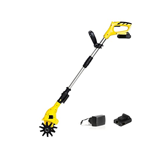20V Handheld Bodenfräse Garten Kreiselgrubber Maschine Cordless Garten Power Tool Professionelle Tragbare Grubber Garten Werkzeug für Garten, Rasen von TETEOM