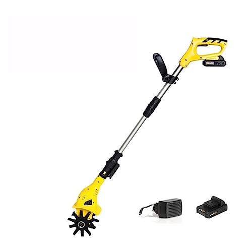 20V Handheld Bodenfräse Garten Kreiselgrubber Maschine Cordless Garten Power Tool Professionelle Tragbare Grubber Garten Werkzeuge für Garten, Rasen von TETEOM
