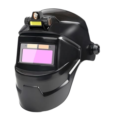 Automatischer Schweißhelm, solarbetrieben, automatische Verdunkelungshaube mit verstellbarem Schirmbereich 4/9–13 for MIG-WIG-Lichtbogenschweißmaske ,Schweißerschutzausrüstung(Ax Headlightx 2 film) Automatischer Schweißhelm, solarbetrieben, automatische Verdunkelungshaube mit verstellbarem Schirmbereich 4/9–13 for MIG-WIG-Lichtbogenschweißmaske ,Schweißerschutzausrüstung(Ax Headlightx 2 film) von TETEOM