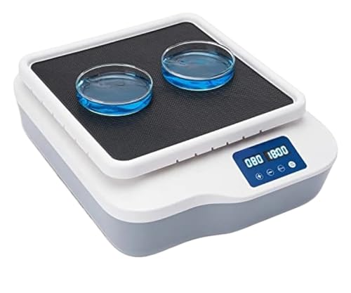 Digitaler Orbitalschüttler, Einstellbare Geschwindigkeit 40–200 U/min, LCD-Anzeige For Geschwindigkeit Und Zeit, Labore Und Klassenzimmer, Labor, Schule, Wissenschaft von TETEOM