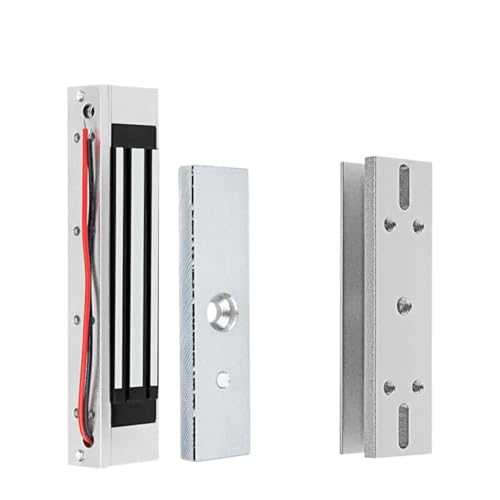 Elektromagnetisches Schloss 12V Elektromagnetische Schlösser 180KG/350lbs Elektrisches Magnetschloss ZL U-Halterung for elektronisches Türzugangskontrollsystem Wasserdicht(Lock with U Bracket) von TETEOM