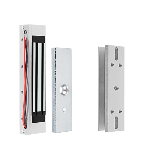 Elektromagnetisches Schloss 12V Elektromagnetische Schlösser 180KG/350lbs Elektrisches Magnetschloss ZL U-Halterung for elektronisches Türzugangskontrollsystem Wasserdicht(Lock with U Bracket) von TETEOM