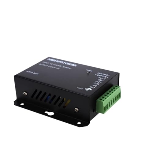 Elektromagnetisches Schloss DC 12V Türzugangskontrollsystem Schalter Netzteil 3A 5A RFID Fingerabdruck-Zugangskontrollsystem(12V3A Black) von TETEOM