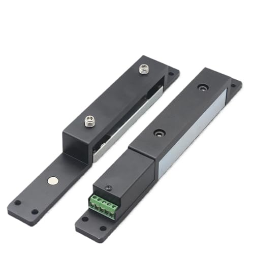 Elektromagnetisches Schloss DC12/24V 1200Kg Elektrisches Scherenschloss Tür Magnetschloss Außen 5-Draht-Signalrückmeldung Anti-Diebstahl-Sperre for Zugangskontrollsystem von TETEOM