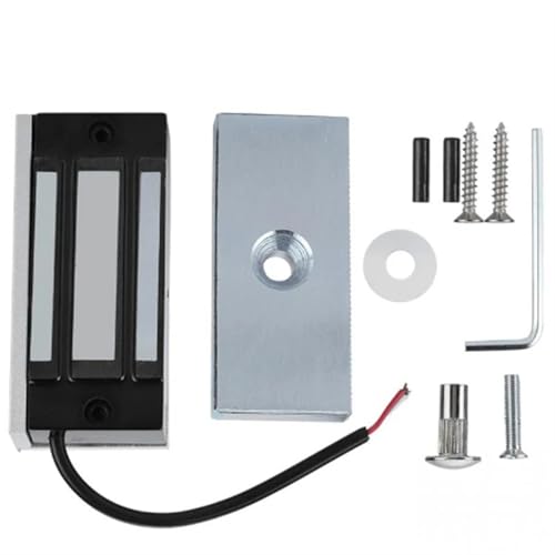 Elektromagnetisches Schloss DC12V 60KG Mini Elektromagnetisches Schloss Elektronisches Magnettürschloss Power On Lock(12V) von TETEOM