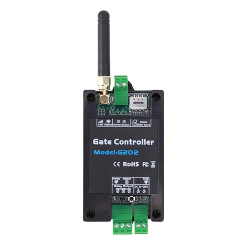 Elektromagnetisches Schloss G202 GSM 2G/4G Toröffner Relais WiFi Controller 12V Ferntürzugang for Garagentore Fensterläden(GSM 4G) von TETEOM