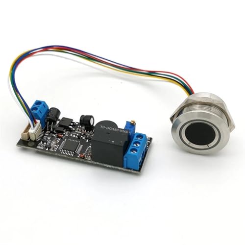 Elektromagnetisches Schloss K202 R503 DC12V Fingerabdruck-Steuerplatine mit geringem Stromverbrauch. R503-Fingerabdruckmodul von TETEOM
