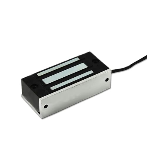 Elektromagnetisches Schloss NC-Zugangskontroll-Torschloss, Mini-Schließfach, elektrisches Magnetschloss, 60 kg/100 lbs, Maglock-Inswing-Outswing-Schubladentürschloss(A type 60kg Lock 12V) von TETEOM