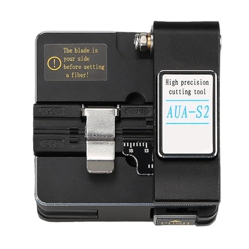 Faserschneider hohe Präzision mit, Faser-spalter AUA-S2 Optische Faser Schneiden Messer Fiber Optic Cutter Kalt Contection for Fiber FTTH Netzwerk Instrument von TETEOM