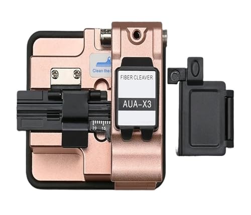 Faserschneider hohe Präzision mit, Faser-spalter AUA-X3 Kabel Schneiden Messer FTTT Fiber Optic Messer Werkzeuge Cutter Hohe Präzision Cleaver 24 Oberfläche Klinge von TETEOM