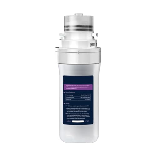 H1-A alkalischer Remineralisierungsfilter unter der Spüle, Schnellknopf-Umkehrosmosesystem Einfache Installation und Austausch(Changefilter) von TETEOM