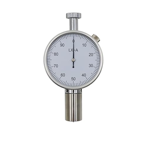 Härteprüfgerät, LX-A-1 Shore Härte Durometer Härte Tester Stahl Messgerät Messung for Härte Tragbare Durometer-härte-tester(LX-A-1) von TETEOM