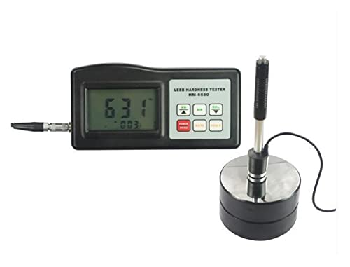 Integrierter Leeb Härteprüfer HM6560 Leeb Hardness Tester HM-6560 (Datenspeicher) for Metallstahl -Aluminiumkupfer Kunststoff Präzise digitale Instrumente von TETEOM