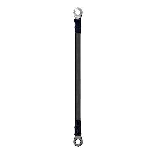 Linearantrieb, Batterie-Wechselrichter-Verbindungskabel 8 6 4 2 AWG Jumper-Starterkabel for Autobatterie-USV-Wechselrichter M8 M6 M10 Hochstromkabel(Noir,30CM,4AWG-25mm2-M8) von TETEOM