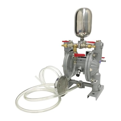 Membranpumpe, 15 l/min, 0,2–0,7 MPa, pneumatische Tinten- und Leimmembran-Kolbenpumpe BML-10C mit Puffertank von TETEOM