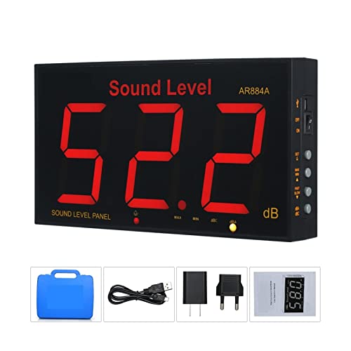 Oxalsäure verdampfer, Digital Sound Level -Messgerät mit LCD Anzeige Wandmontiertermesser 30-130 dB Messbereich Diagnosewerkzeuge von TETEOM
