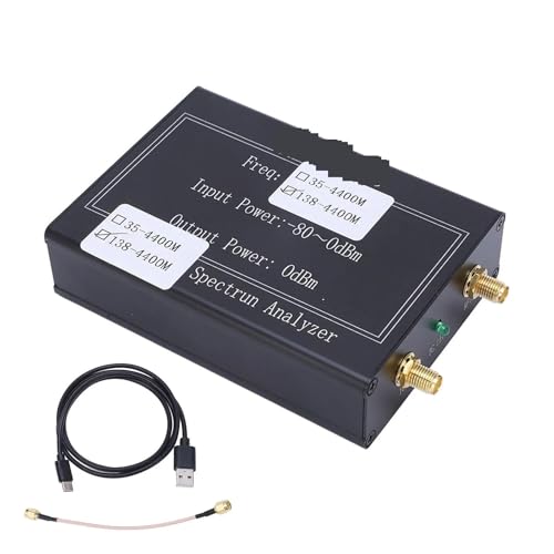 Spectrum Analyzer -Frequenz-Analysator, einfache Bedienung ohne Tasten, 4 Betriebsmodi von TETEOM