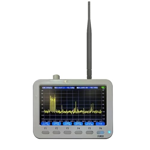Spectrum Analyzer Handheld 10MHz ~ 2,7 GHz analysator 5,0 Zoll LCD-Display Signalfrequenzmessgerät von TETEOM