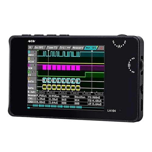 Spectrum Analyzer LA104 Logikanalysator im Taschenformat, Handheld, SPI, I2C, UART, 100Msa/S, maximale Abtastrate Spectrum Analyzer LA104 Logikanalysator im Taschenformat, Handheld, SPI, I2C, UART, 100Msa/S, maximale Abtastrate von TETEOM