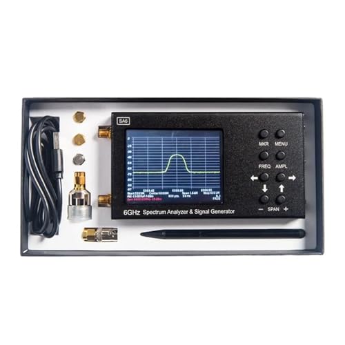Spectrum Analyzer SA6 Tragbarer 6-GHz-analysator und Signalgenerator for 2G, 3G, 4G, LTE, CDMA, DCS, GSM, GPRS, GLONASS Spectrum Analyzer SA6 Tragbarer 6-GHz-analysator und Signalgenerator for 2G, 3G, 4G, LTE, CDMA, DCS, GSM, GPRS, GLONASS von TETEOM