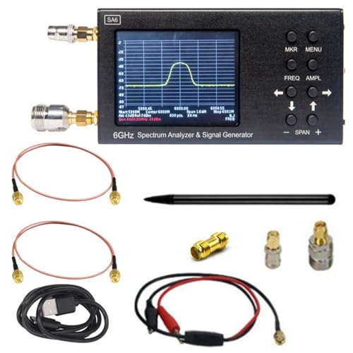 Spectrum Analyzer SA6 Tragbarer 6GHz analysator und Signalgenerator for 2G, 3G, 4G, LTE, CDMA, DCS, GSM, GPRS, GLONASS Spectrum Analyzer SA6 Tragbarer 6GHz analysator und Signalgenerator for 2G, 3G, 4G, LTE, CDMA, DCS, GSM, GPRS, GLONASS von TETEOM