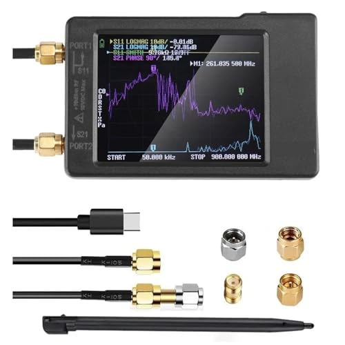 Spectrum Analyzer Vector Network Antennenanalysator 10 KHz-1,5 GHz MF HF VHF UHF mit SD-Kartensteckplatz VNA-H Tester analysator Spectrum Analyzer Vector Network Antennenanalysator 10 KHz-1,5 GHz MF HF VHF UHF mit SD-Kartensteckplatz VNA-H Tester analysator von TETEOM