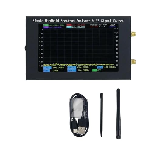 Spectrum Analyzer ZQ6 6G Einfacher tragbarer analysator & Tracking-Generator & Signalquelle mit 4,3-Zoll-Touchscreen von TETEOM