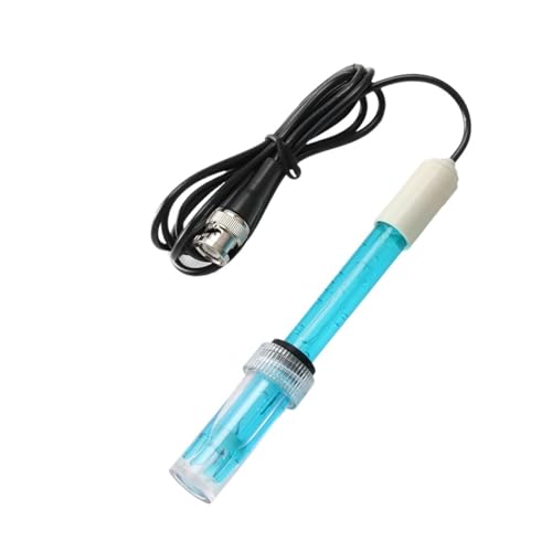 TETEOM PH Messgerät Erde PH-301L Ersatzsonde for pH-Elektrode, Aquarium, Hydrokultur, Labor, BNC-Anschluss, PH-Meter und Controller, Zubehör von TETEOM