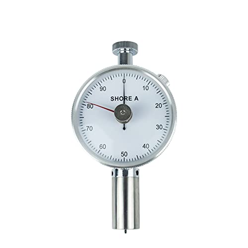 Tragbares analoge Ufer A Härtester Double Pointer Single Pointer Durometer Härtemessmesser for Gummi-Kunststoffleder Präzise digitale Instrumente(LX-A-2) von TETEOM